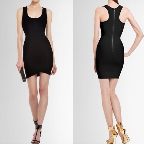 BCBGMAXAZRIA Black Gisela Stretch
Bodycon Bandage Dress Size M - Picture 1 of 6
